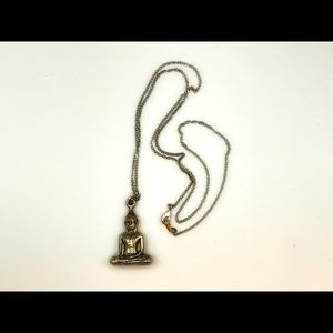 Silver Namaste Necklace